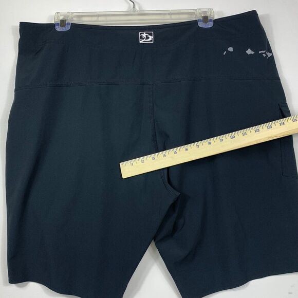 Honolua Mens 42 Boardshorts Black Swimming Bathing Suit Summer Sport Casual - Picture 6 of 10